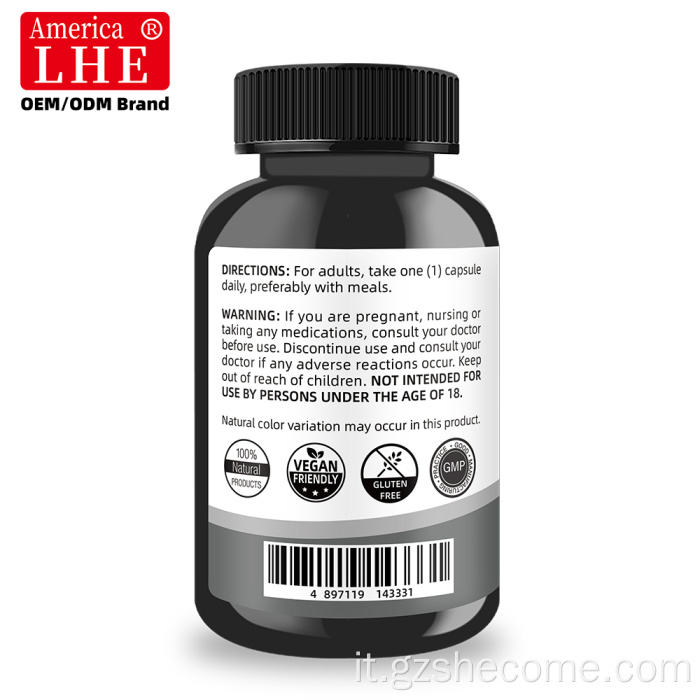 Shecome Black Maca Capsule 20000mg Pillole per l'ingrandimento del pene